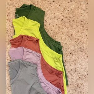 Real Essentials Women's Dry Fit Crop Summer Tank Top